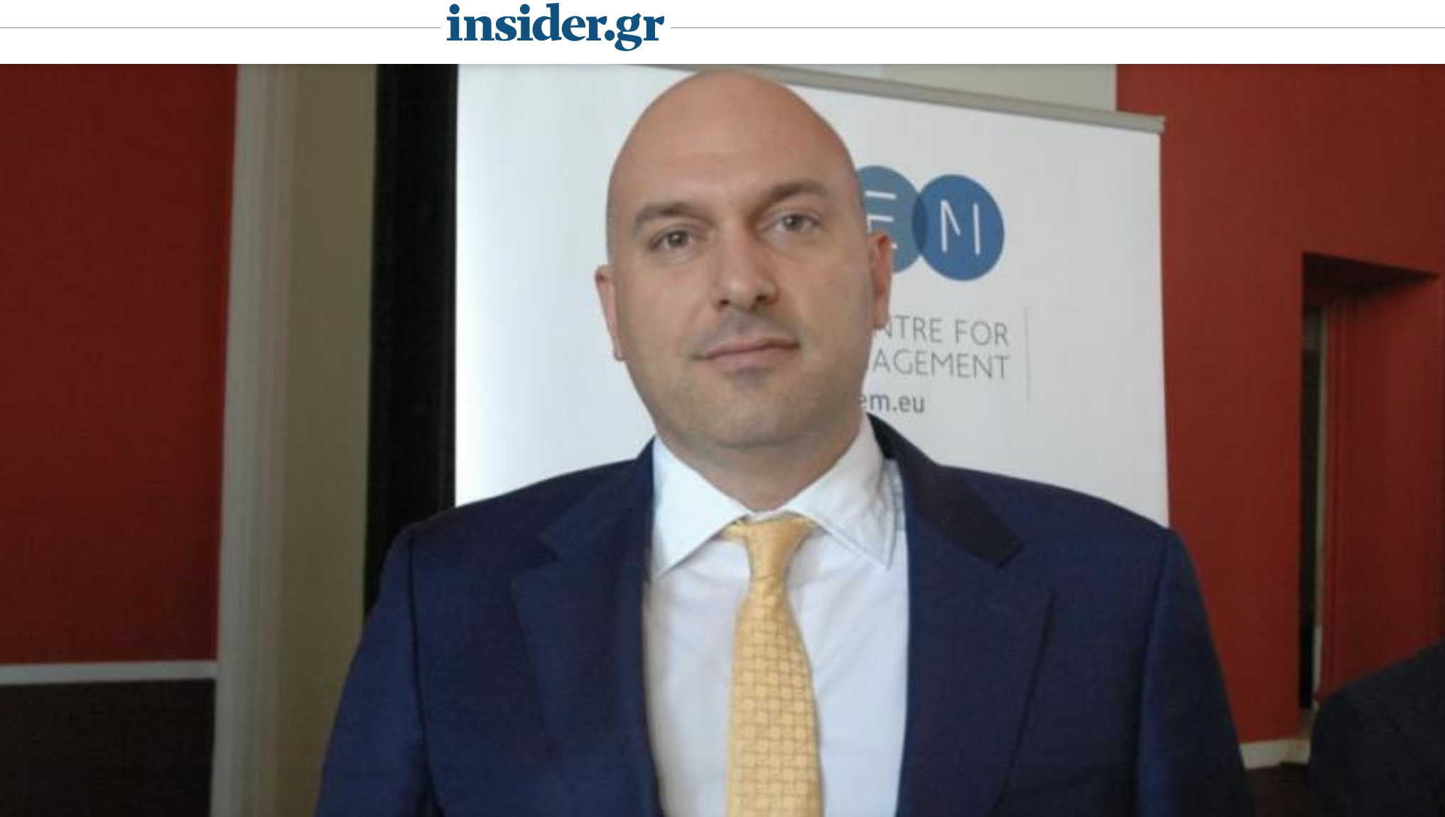 Συνέντευξη του Δρ. Κώστα Ανδριοσόπουλου στο Insider.gr για τις επενδύσεις στον ενεργειακό τομέα